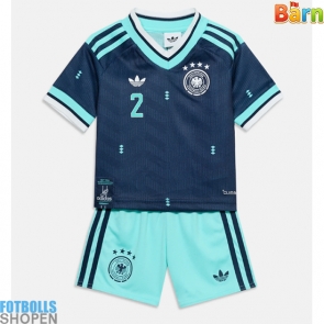 Billiga Tyskland Antonio Rudiger #2 Bortatröja Barn VM 2026 Kortärmad (+ Korta byxor)
